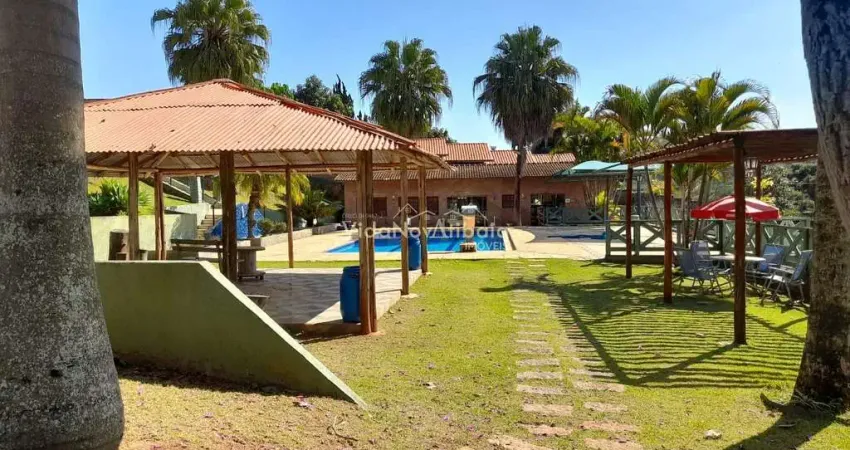 Chácara à venda e locação 7 quartos, 4 suites, 38 vagas, 5000m², recanto dos palmares, atibaia - sp