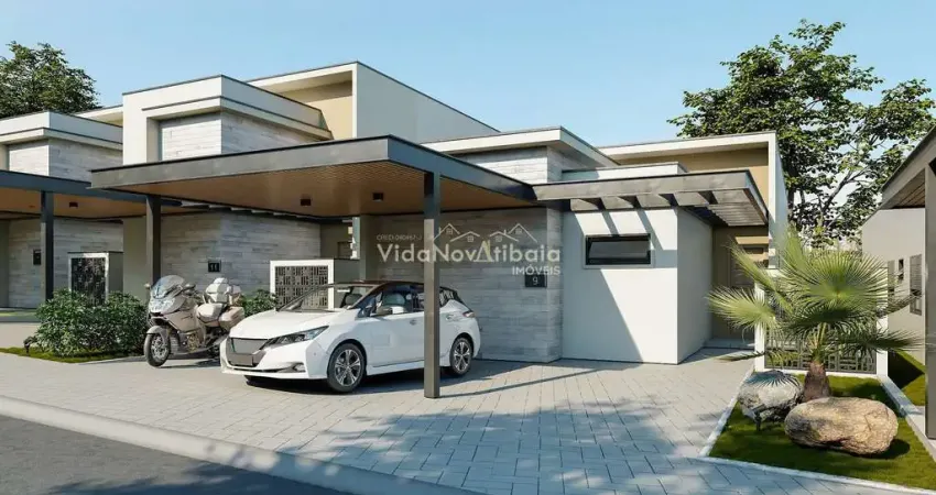 Casa à venda em condomínio fechado de alto padrão na vila santista em atibaia - sp