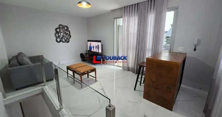 Cobertura para aluguel, 1 quarto, 1 suíte, 1 vaga, lourdes - belo horizonte/mg