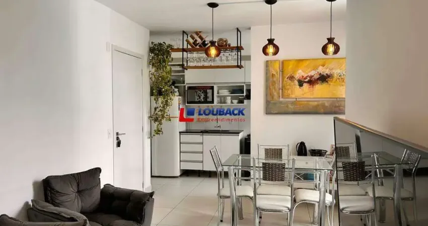 Apto 2 quartos c/ suíte 2 vagas cobertas andar alto no grand resort jaraguá