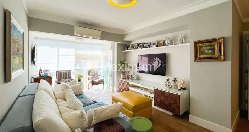 Apartamento com varanda no jardim américa – 105m² de conforto e localização privilegiada