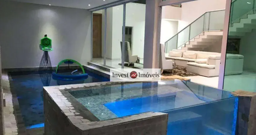 Sobrado com 5 dormitórios à venda, 680 m² por r$ 9.010.000,00 - condomínio chácara serimbura - são josé dos campos/sp