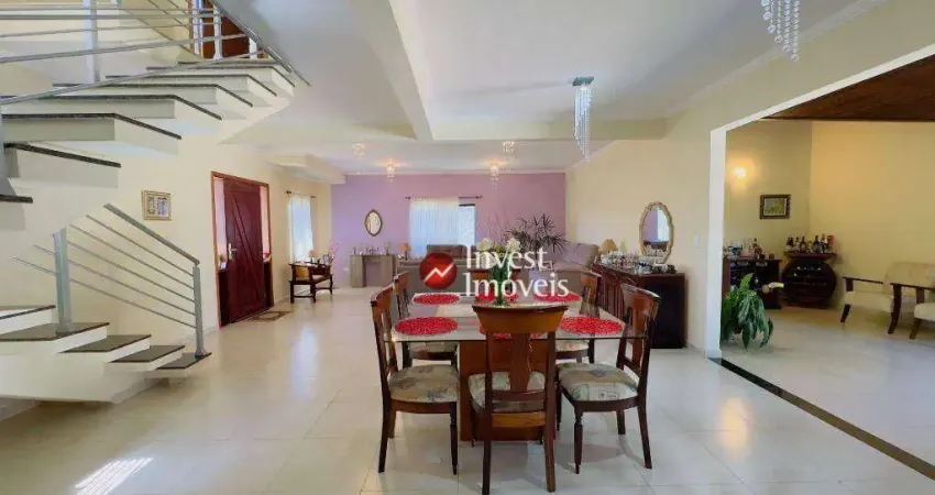 Sobrado com 4 dormitórios à venda, 408 m² por r$ 2.200.000,00 - parque mirante do vale - jacareí/sp