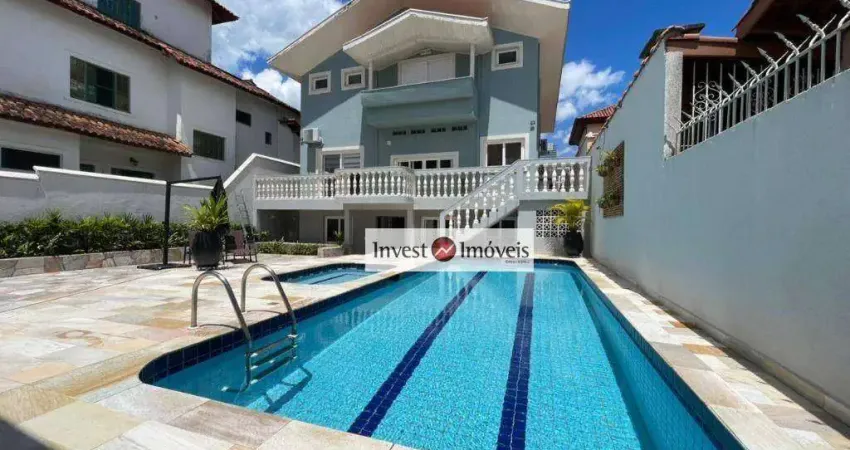 Sobrado no cond colinas mobiliado em dois terrenos - locação