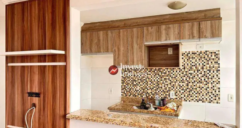 Apartamento com 2 dormitórios para alugar, 48 m² por r$ 2.558,53/mês - palmeiras de são josé - são josé dos campos/sp