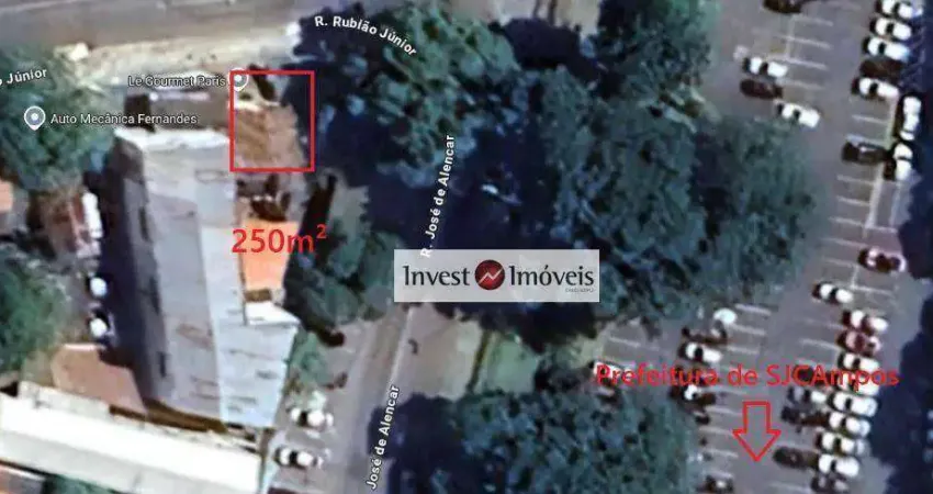 Terreno comercial na rubiao junior, esquina com a prefeitura