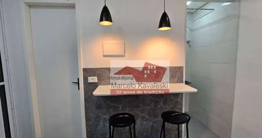 Village com 1 dormitório para alugar, 18 m² por r$ 2.350,00/mês - vila firmiano pinto - são paulo/sp