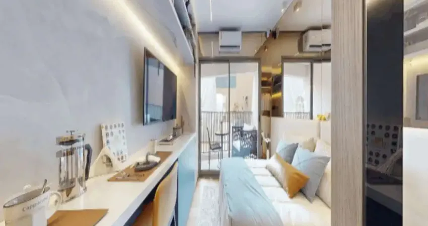 Kitnet no Condomínio Ibira By You em Moema com 27m² 1 dormitório 1 banheiro