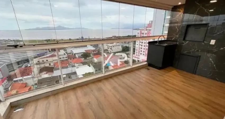 Apartamento vista mar - kobrasol - 3 quartos - 2 vagas se garagem