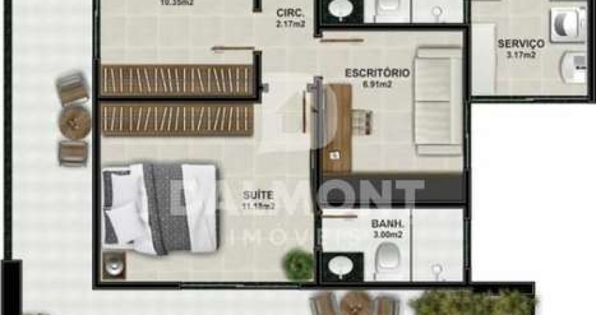 Loft com 3 quartos à venda na Rua Zulmira Mendes, 901, Braga, Cabo Frio