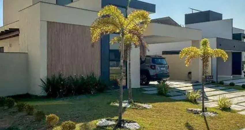 Casa linear 3 suítes, planejados e energia fotovoltaica, no alphaville rio costa do sol, rio das ostras – rj