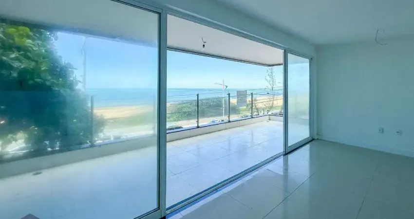 Apartamento frente mar, 3 quartos: 1 suíte, excelente acabamento, lazer completo na cobertura piscina, salão festas, sauna, cavaleiros - macaé-rj