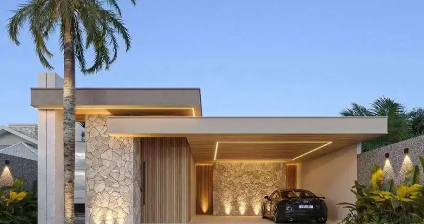 Super lançamento casa linear 3 suítes, área gourmet com churrasqueira, quintal, luxuosa, no alphaville rio costa do sol, rio das ostras - rj