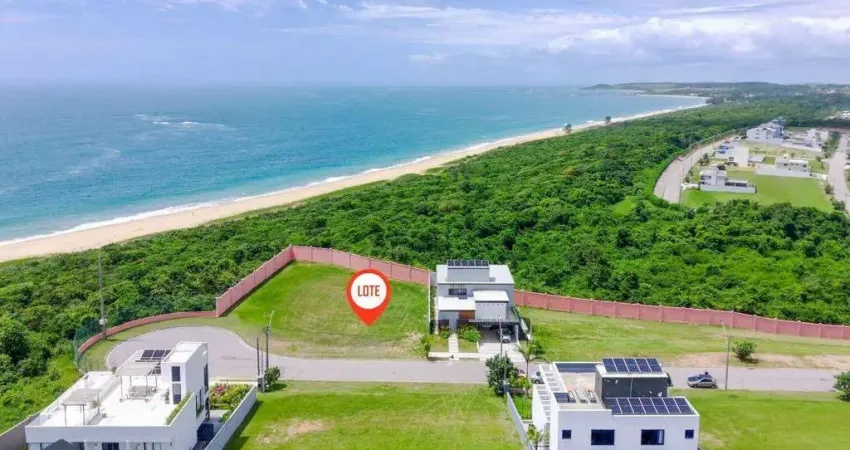 O melhor lote do residencial 1, vista eterna para o mar do alphaville rio costa do sol, rio das ostras - rj