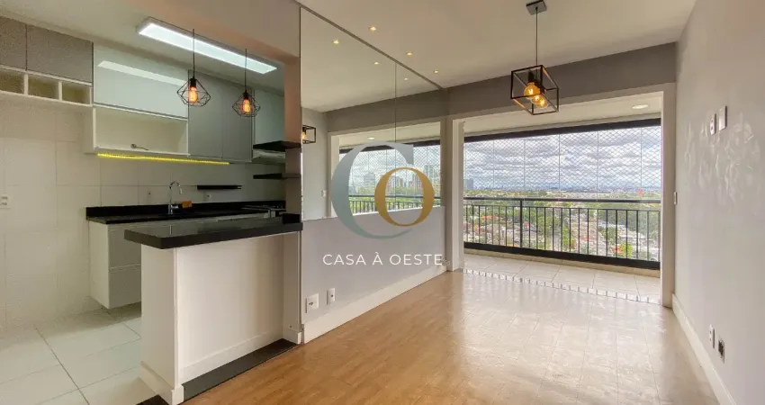 Apartamento com 81m² 3 dormitorios vista livre com varanda gourmert em alphaville 18 do forte