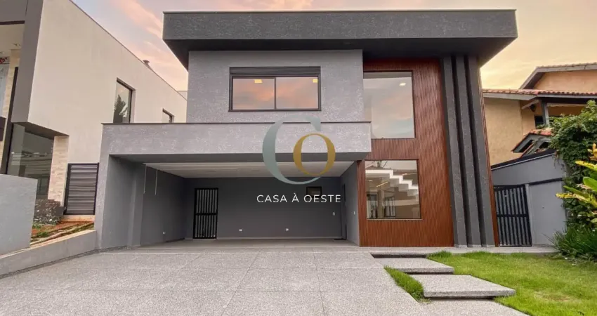 Casa nova em alphaville residencial 03 com 4 suítes piscina e aquecimento solar