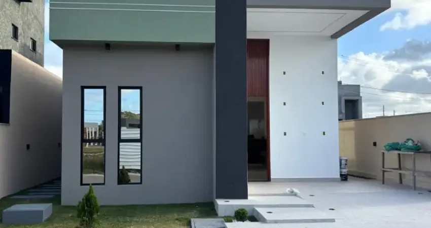 Linda casa de 3 quartos em condomínio fechado com guarita 24 horas