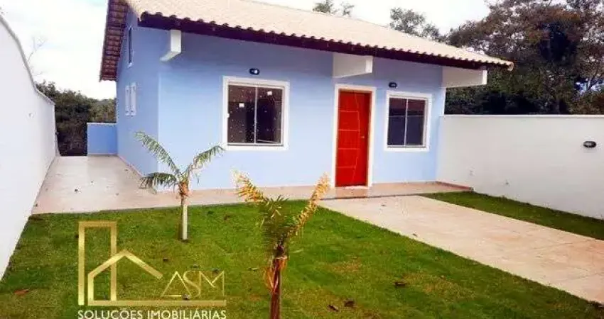 Casa com 2 quartos (1 suíte), em terreno de 500 m2, pindobal, maricá