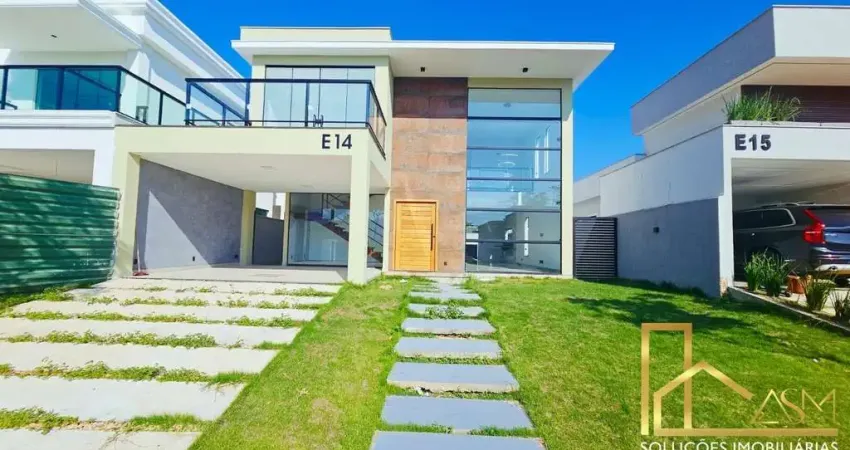 Casa alto padrão em condomínio, inoã, com 3 quartos (1 suíte c/ closet), escritório, sala em dois ambientes…