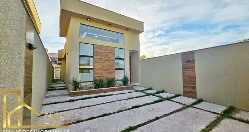 Ótima casa em itaipuaçu, com 3 quartos (1 suíte), sala de estar e jantar, área gourmet com churrasqueira…