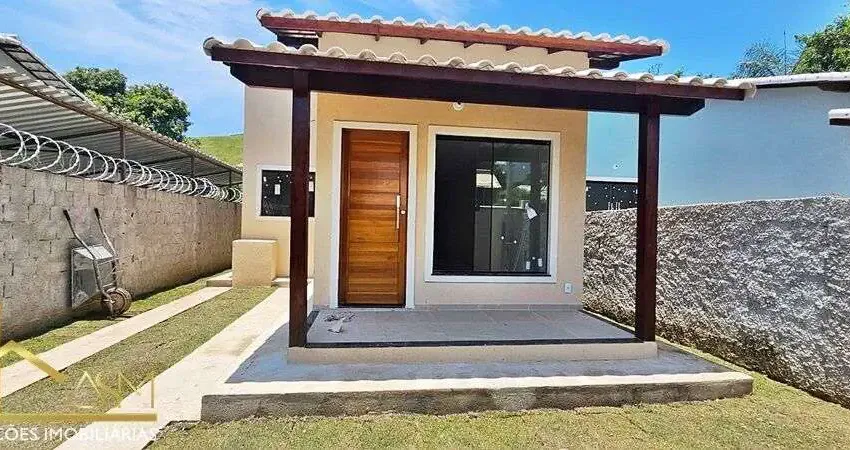 Casa com 3 quartos (1 suíte), sala, cozinha americana em ponta grossa - maricá - rj
