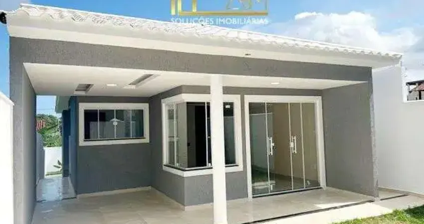 Belíssima casa linear c/ 3 quartos (1suíte) em são josé do imbassaí, em maricá - rj