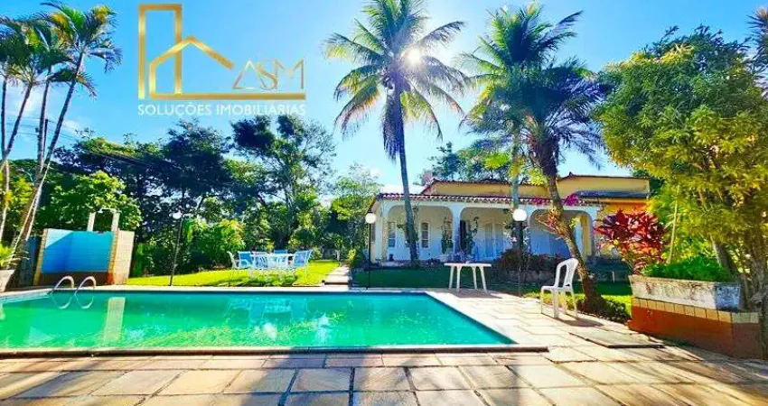 Sitio c/ 7.000m2 no condado, 3 quartos (1 suite), piscina, churrasqueira, árvores frutíferas..