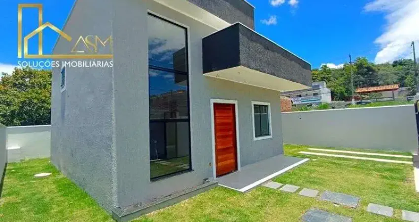 Casa com designer moderno, 2 quartos (1 suíte), em itaipuaçu