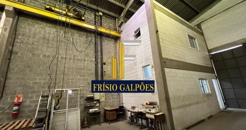 Galpão pré-moldado com ponte rolante – 453 m² – santa terezinha, santo andré/sp