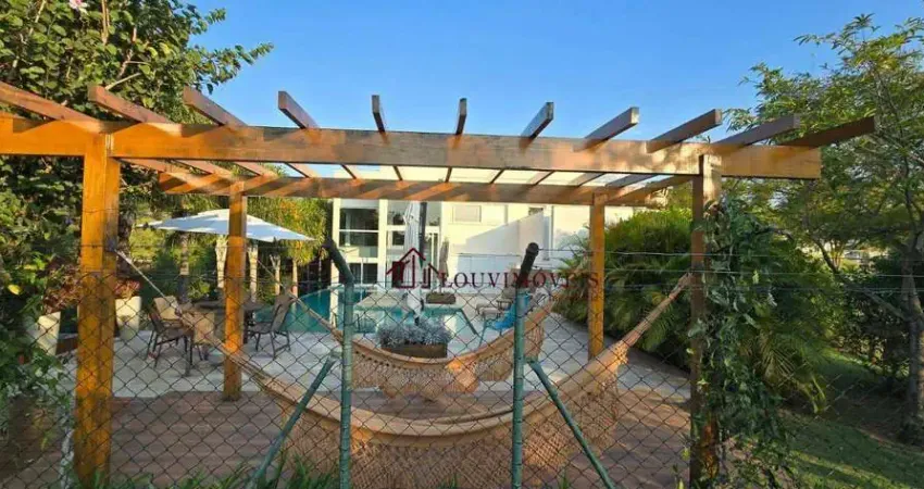 Casa com 7 dormitórios à venda, 761 m² por r$ 4.200.000,00 - condomínio jardim primavera - louveira/sp