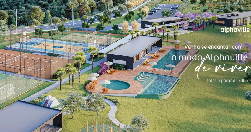 Terreno à venda na Domingos puppi, Alphaville Paraná, Campo Largo