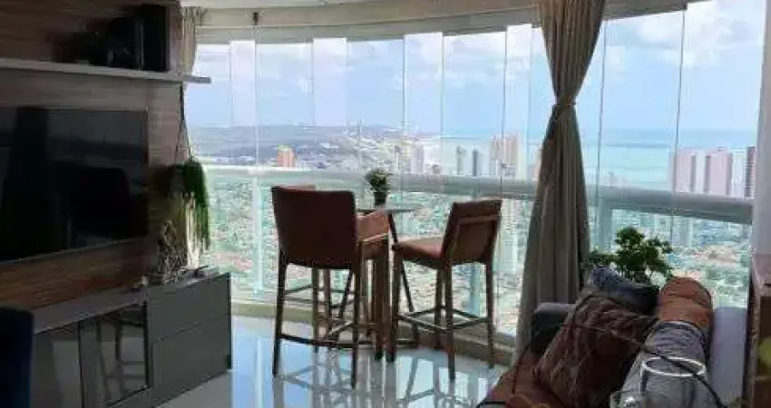 Belíssimo apartamento mobiliado vista mar 35º andar estrela do atlântico