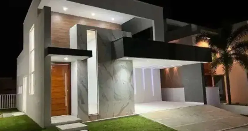 Belíssima casa alto padrão 4/4 sendo 03 suites no condomínio novo leblon