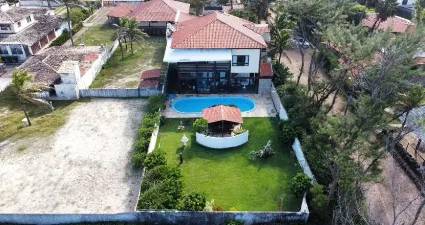 Belíssima casa alto padrão 04 suítes 55x15 vista para o mar em barra de cunhaú