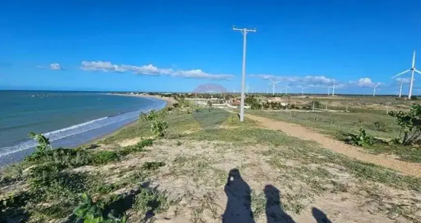 Terreno área beira mar 77.800 m² na praia do marco - são miguel do gostoso