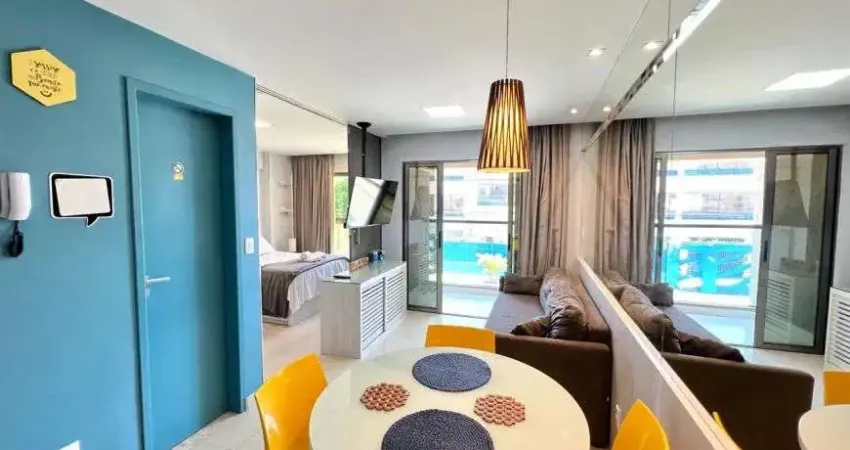 Apartamento mobiliado no condomínio vida calma flat - ponta negra