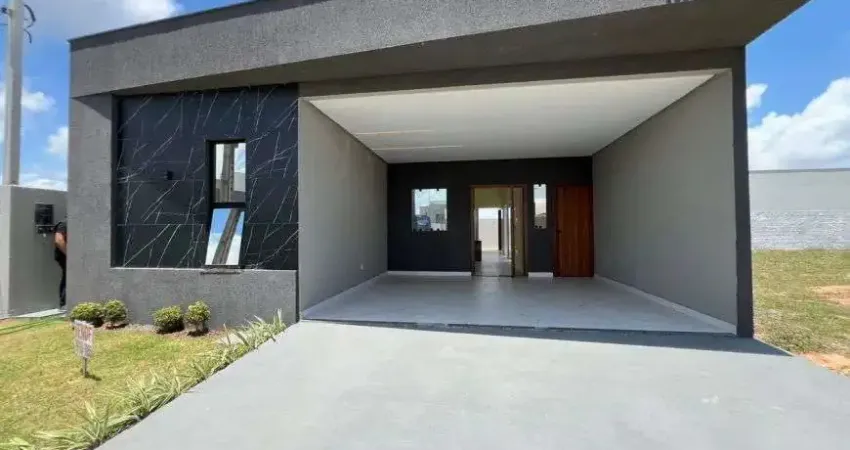 Oportunidade imperdível: casa moderna 3/4 no condomínio ecoville 2