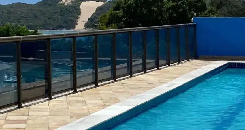 Belíssimo apartamento 2/4 suite 60m² vista mar de ponta negra