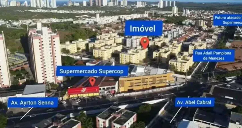 Apartamento 2/4 suite 58m² térreo no serrambi v entre abel cabral com airton senna