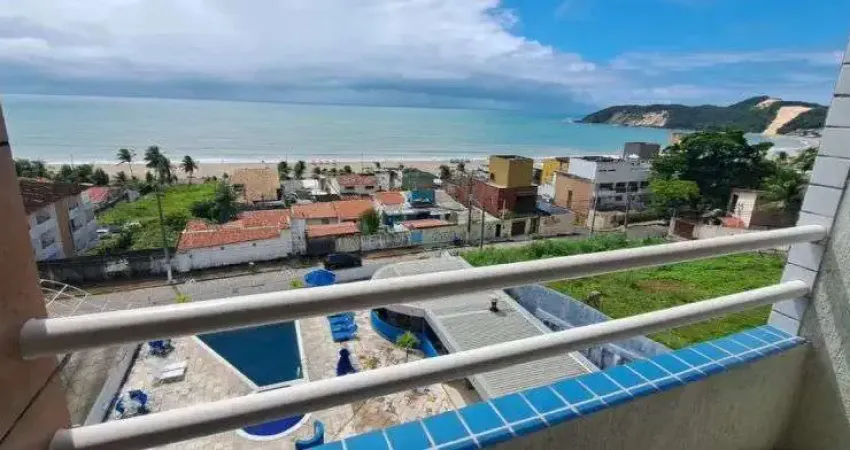 Apartamento flat mobiliado a venda em ponta negra com vista para o mar