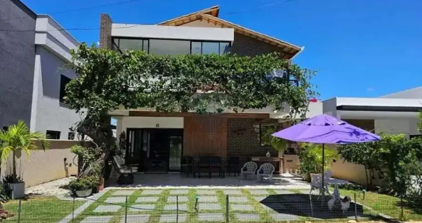 Linda casa de alto padrão 4/4 na praia de pirangi – condomínio vila maria