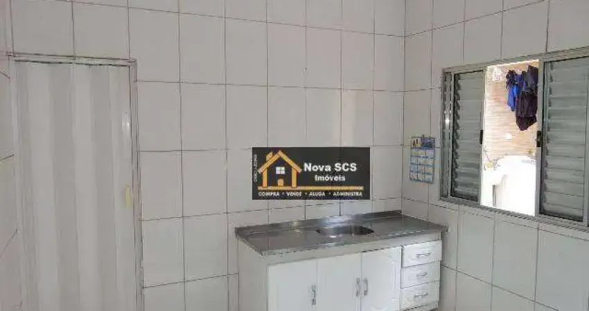 Casa com 1 dormitório para alugar, 40 m² por r$ 1.218,00 - nova gerti - são caetano do sul/sp