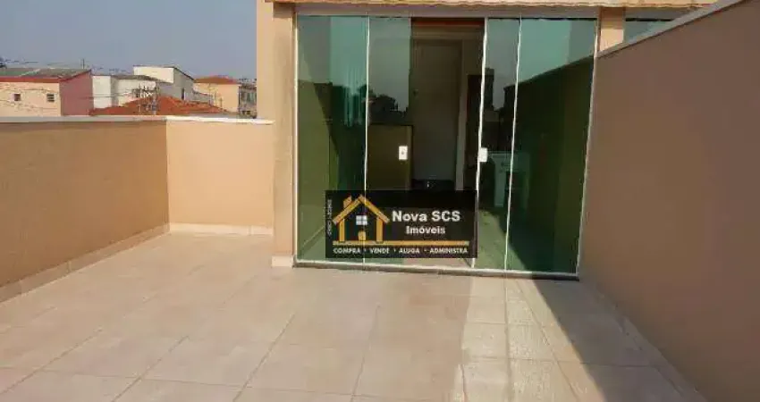 Cobertura com 2 dormitórios à venda, 98 m² por r$ 420.000,00 - vila camilópolis - santo andré/sp