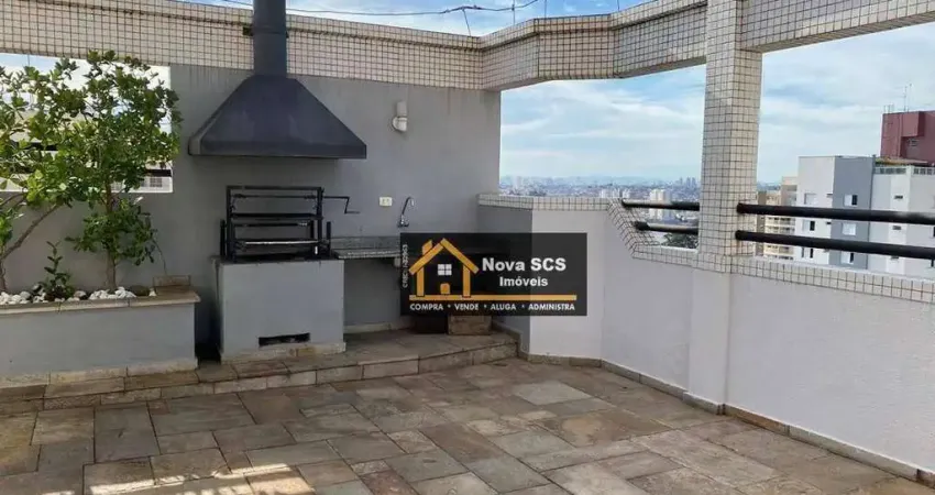 Cobertura com 3 dormitórios à venda, 192 m² por r$ 1.200.000,00 - santa paula - são caetano do sul/sp