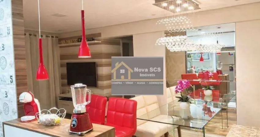 Apartamento com 2 dormitórios para alugar, 77 m² por R$ 4.692,86/mês - Fundação - São Caetano do Sul/SP