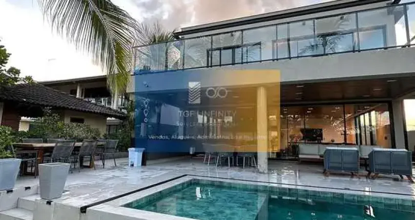 Aluguel por temporada de casa com 07 suítes em condomínio à beira mar de muro alto – porto de galin