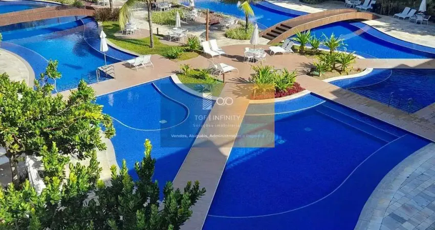 Aluguel por temporada de flat com 02 quartos no malawi resort muro alto