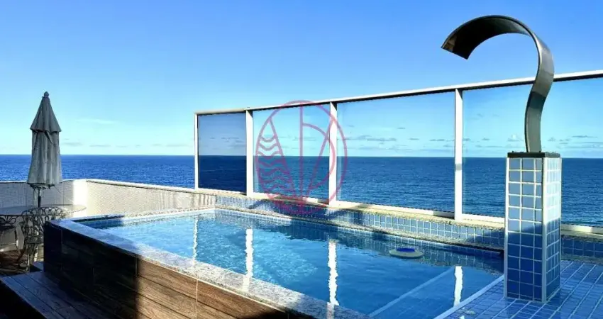 Cobertura em jardim armação, salvador: 135m², 3 suítes, 2 vagas