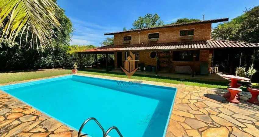 Chácara à venda em campinas, village campinas, com 4 quartos, com 406 m² e 1.234 m² de terreno