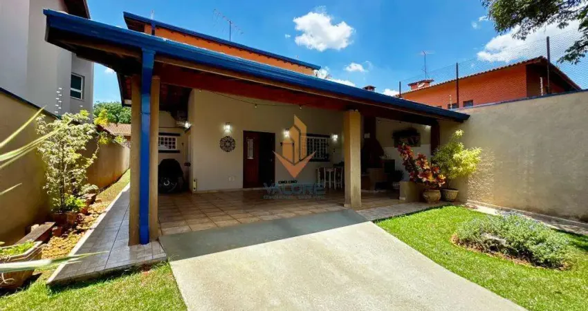 Casa à venda em campinas, barão geraldo, com 3 suítes, com 188 m²